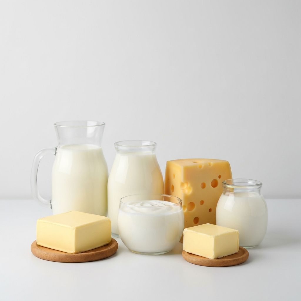 Tejszármazékok: tej, joghurt, sajt